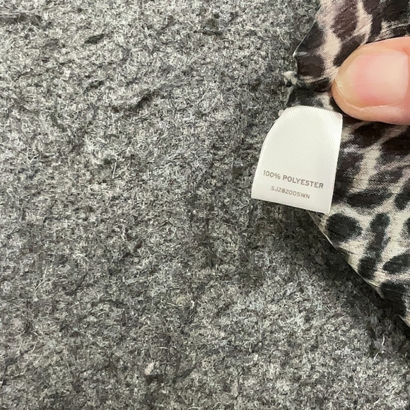 Sejour Silver Velvet Animal Print Tunic โ Size 18W โ NWT - Picture 7 of 7